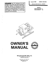Miller JE763978 Owner's manual