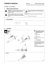 Miller RPBS-14 ON-OFF SWITCH Owner's manual