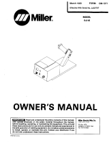 Miller S-21E Owner's manual