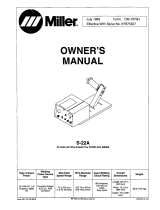 Miller S-22A Owner's manual
