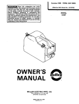 Miller JG107552 Owner's manual