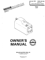 Miller JE797396 Owner's manual