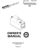 Miller JD671331 Owner's manual