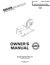 Miller JE736523 Owner's manual