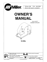 Miller S-44GL Owner's manual