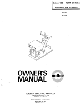 Miller S-52D Owner's manual