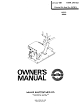 Miller JA376814 Owner's manual