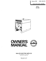 Miller HK227398 Owner's manual