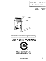 Miller SCP-200C Owner's manual