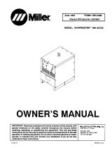 Miller SHOPMASTER 300 A Owner's manual
