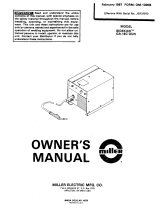 Miller JG131013 Owner's manual