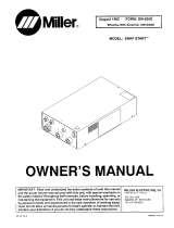 Miller SNAP START Owner's manual
