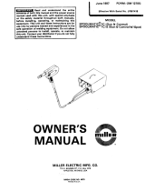 Miller SPOOLMATIC 1 Owner's manual