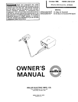 Miller JD706402 Owner's manual