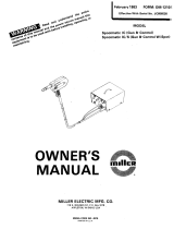 Miller JC656538 Owner's manual