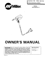 Miller JG060870 Owner's manual