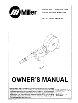 Miller Spoolmatic 30W Owner's manual