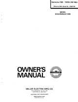 Miller SQUAREWAVE 1000 Owner's manual