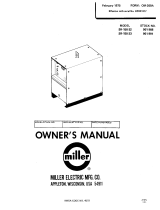 Miller SR-150-32 Owner's manual