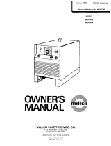 Miller SRH-404 Owner's manual