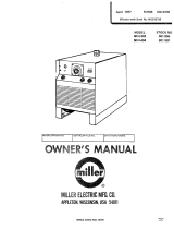 Miller SRH-303 Owner's manual