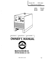 Miller SRH-404 Owner's manual
