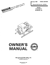 Miller JE737234 Owner's manual