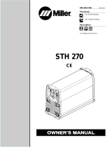 Miller STH 270 CE Owner's manual