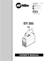 Miller Sti 203 CE Owner's manual