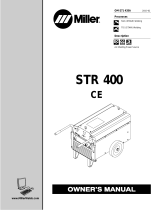 Miller STR 400 CE Owner's manual