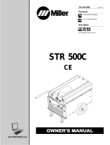 Miller STR 500C CE Owner's manual