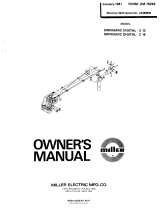 Miller SWINGARC DIGITAL-2 12 AND 16 Owner's manual