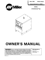 Miller JJ339876 Owner's manual