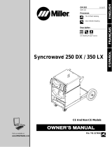 Miller Syncrowave 250 DX Owner's manual