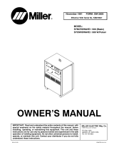 Miller KB076607 Owner's manual
