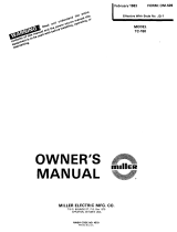 Miller TC-150 Owner's manual