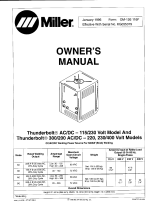 Miller THUNDERBOLT 30 Owner's manual