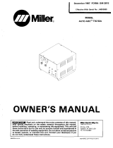 Miller JH006000 Owner's manual