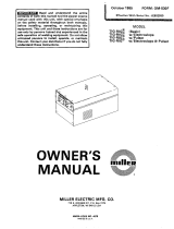 Miller JE802550 Owner's manual