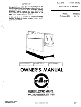 Miller TRAILBLAZER 22D Owner's manual