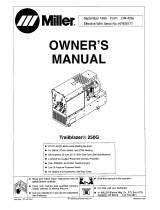 Miller TRAILBLAZER 250G Owner's manual