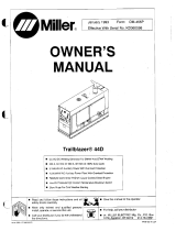 Miller TRAILBLAZER 44D Owner's manual