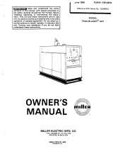 Miller TRAILBLAZER 44D Owner's manual