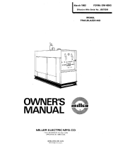 Miller JB467806 Owner's manual