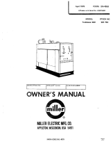 Miller HG015500 Owner's manual