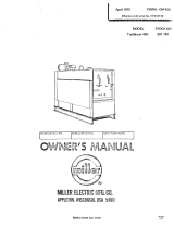 Miller HF847140 Owner's manual