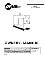 Miller JH158713 Owner's manual