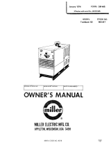 Miller TRAILBLAZER 5D Owner's manual