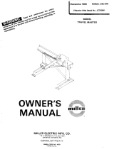 Miller Travel Master Owner's manual