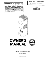 Miller JF892144 Owner's manual